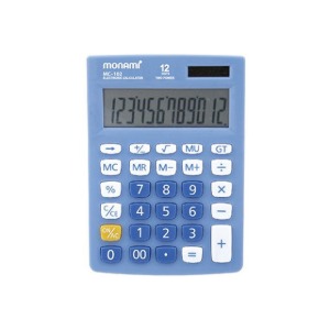 모나미 계산기 MC-102 12자리계산기 일반사무용계산기
